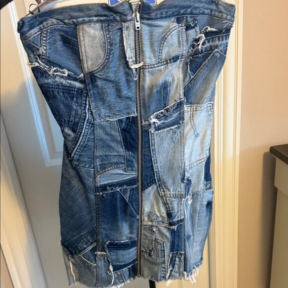 RePatchwork Denim dress. Showstopper! - Picture 3 of 4